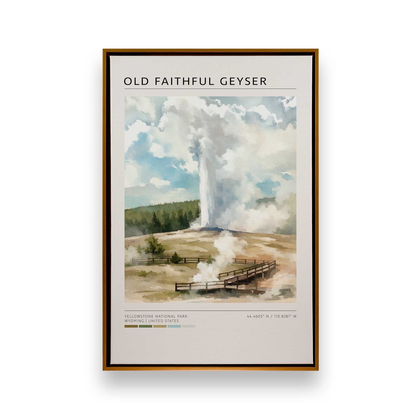 [Color:Polished Gold], Picture of art in a Polished Gold frame