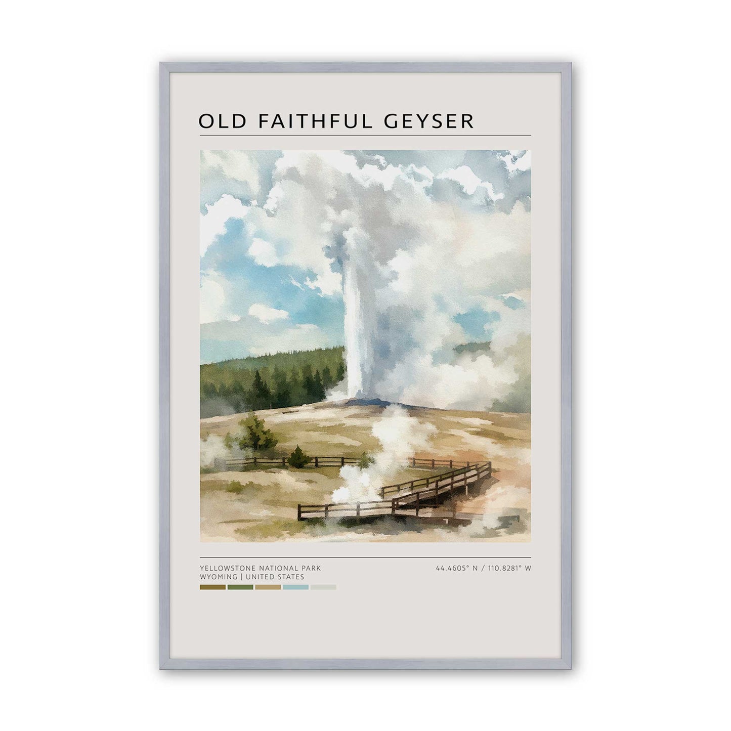 [Color:Polished Chrome], Picture of art in a Polished Chrome frame