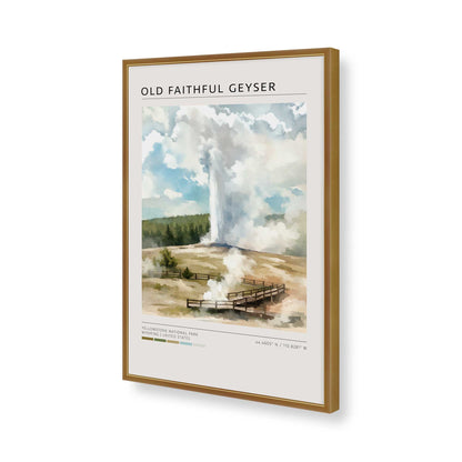 [Color:Polished Gold], Picture of art in a Polished Gold frame of the corner