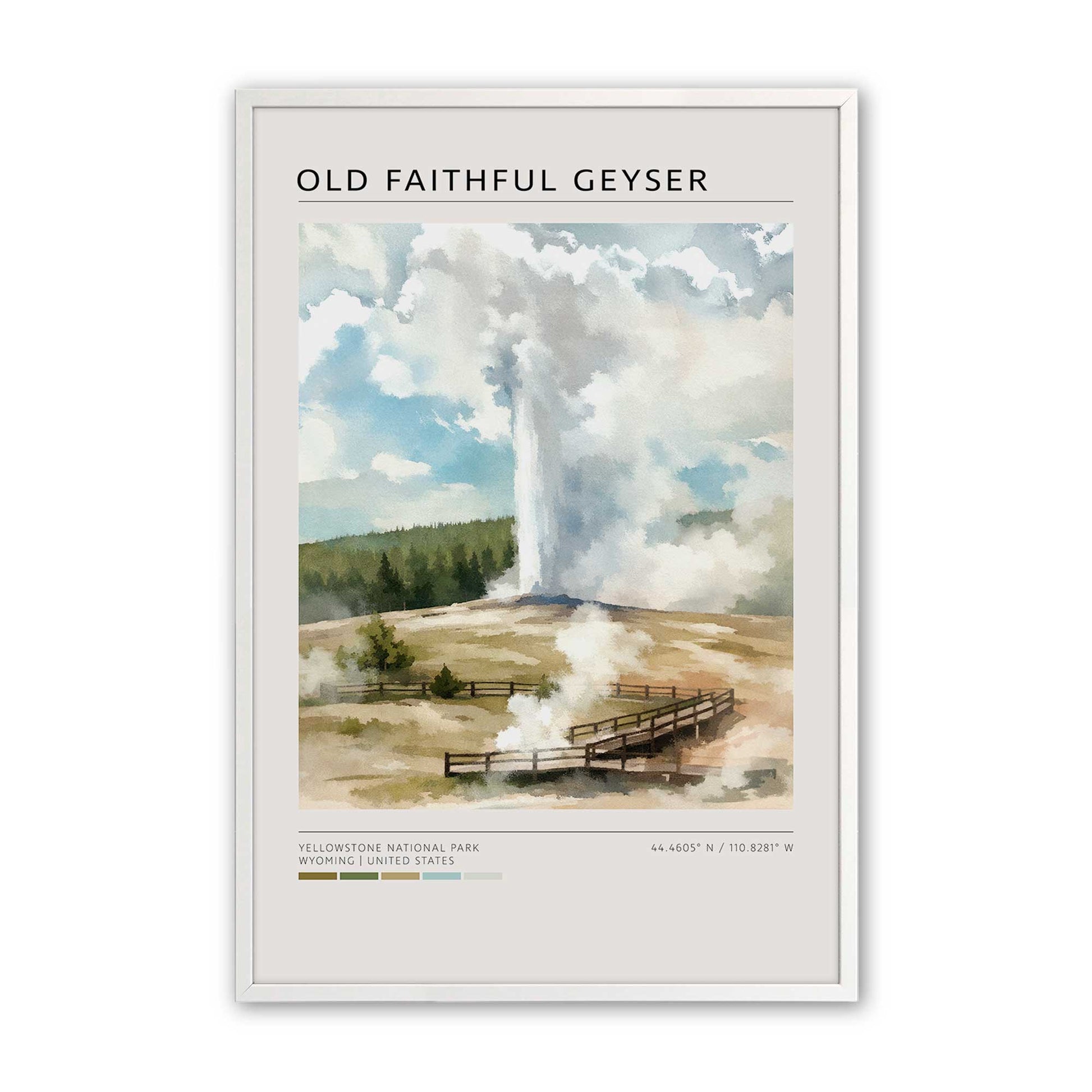 [Color:Opaque White], Picture of art in a Opaque White frame
