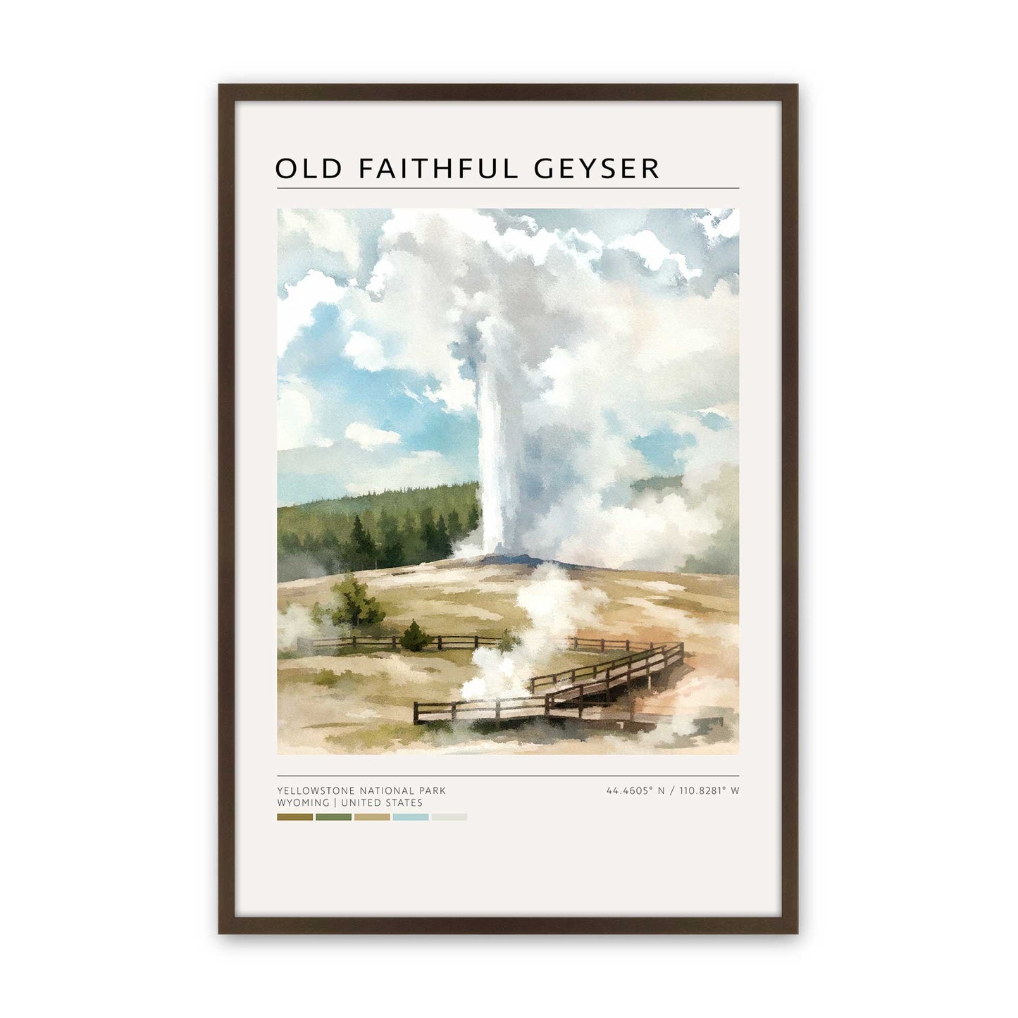 [Color:Belvinder Brown], Picture of art in a Belvinder Brown frame