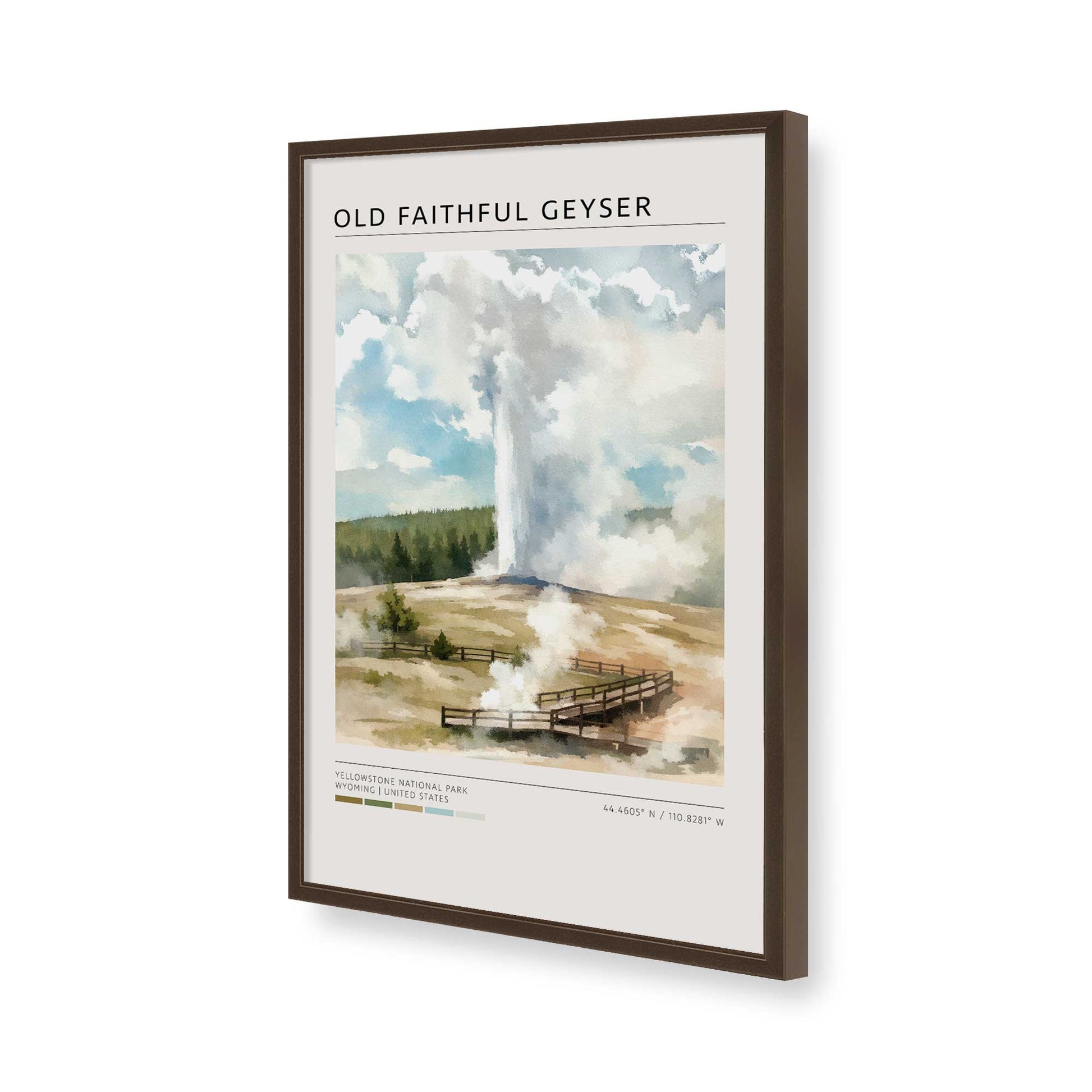 [Color:Belvinder Brown], Picture of art in a Belvinder Brown frame of the corner