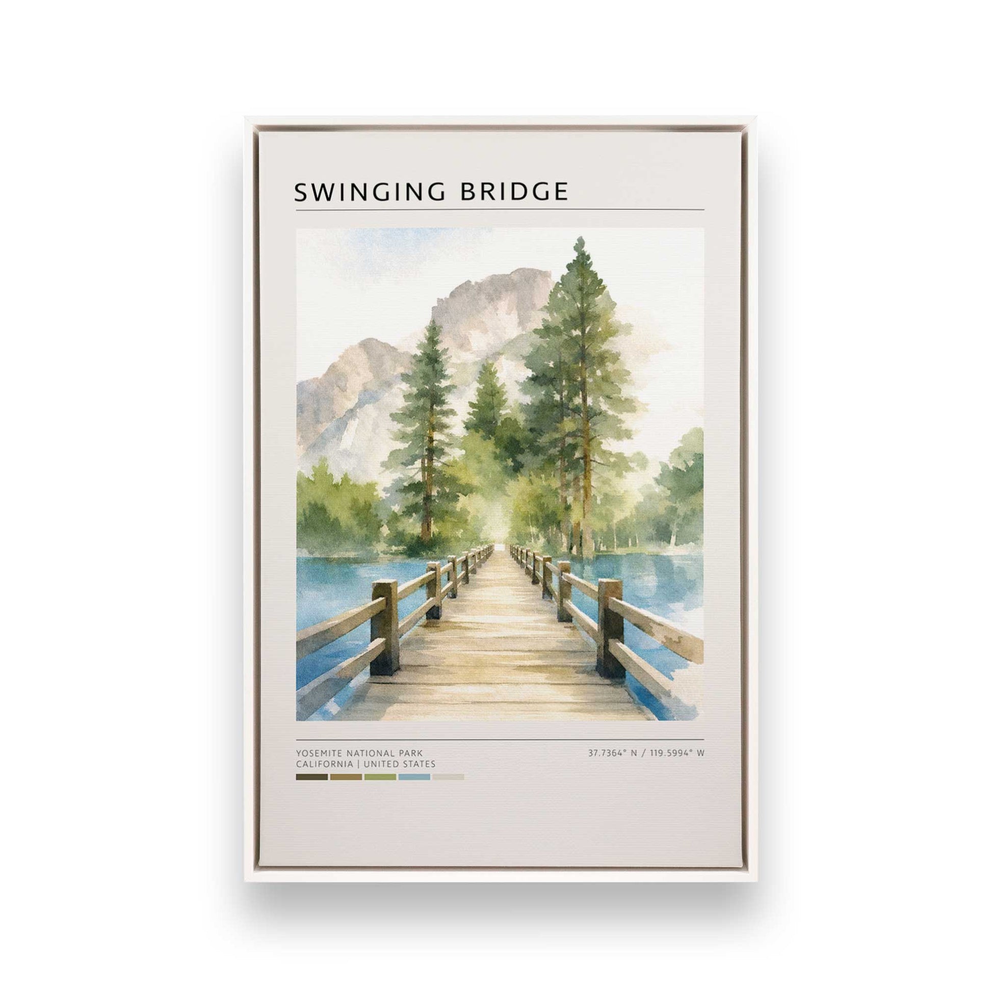 [Color:Opaque White], Picture of art in a White frame