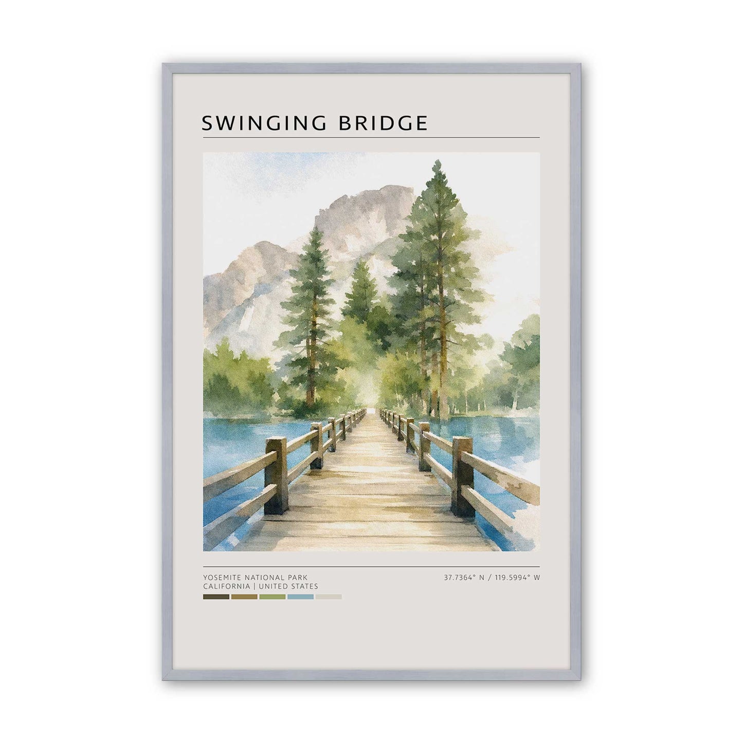 [Color:Polished Chrome], Picture of art in a Polished Chrome frame