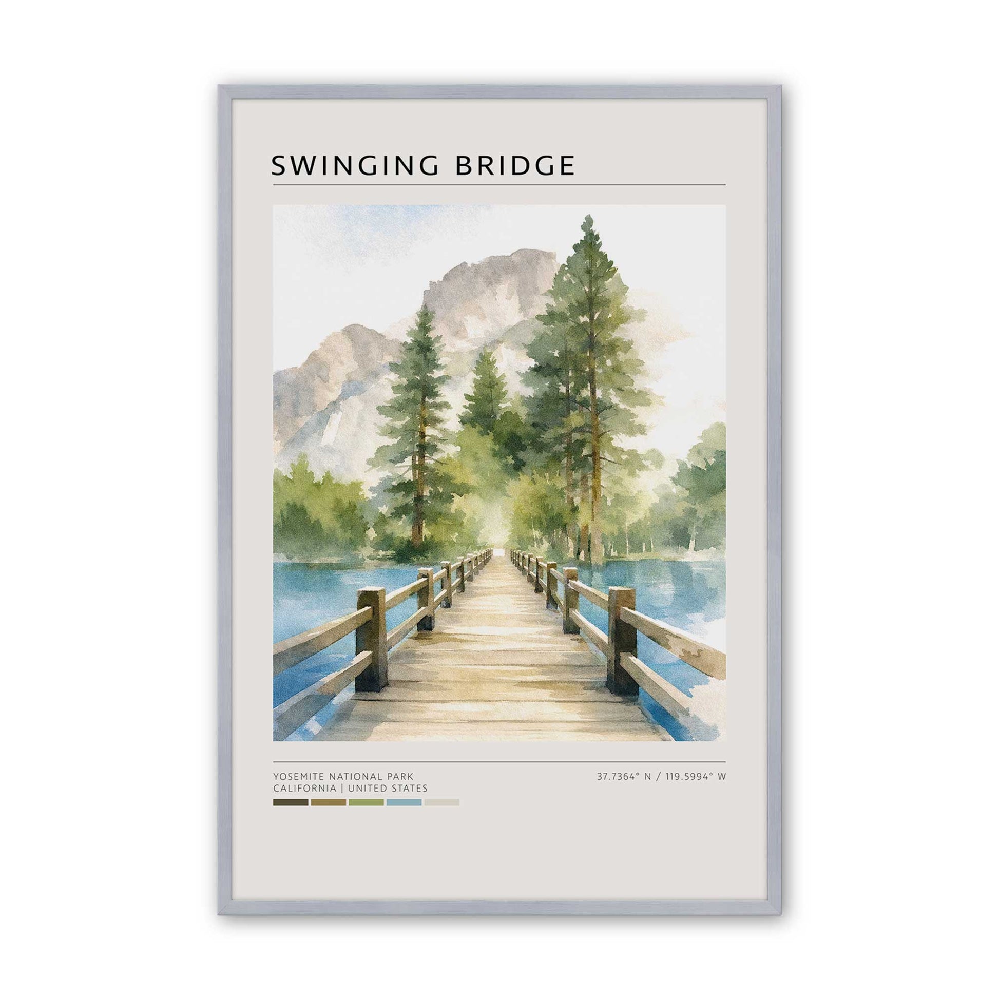[Color:Polished Chrome], Picture of art in a Polished Chrome frame