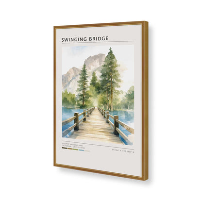 [Color:Polished Gold], Picture of art in a Polished Gold frame of the corner