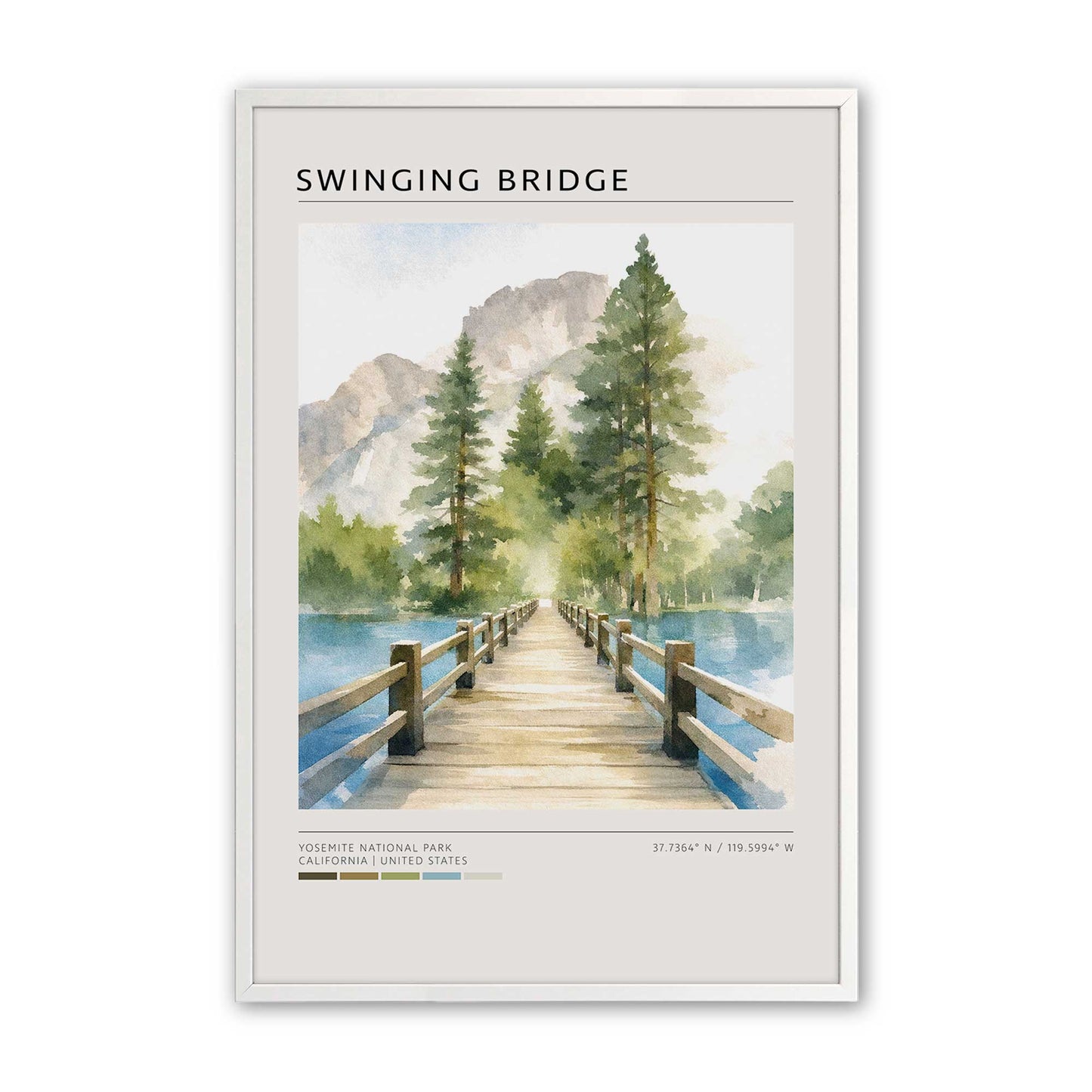 [Color:Opaque White], Picture of art in a Opaque White frame