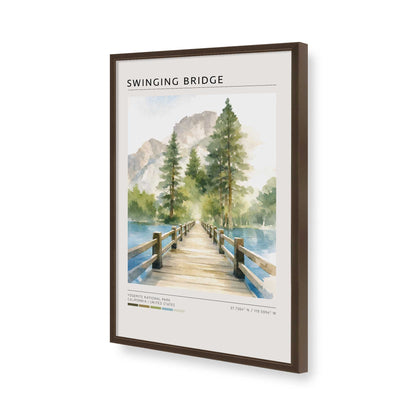 [Color:Belvinder Brown], Picture of art in a Belvinder Brown frame of the corner