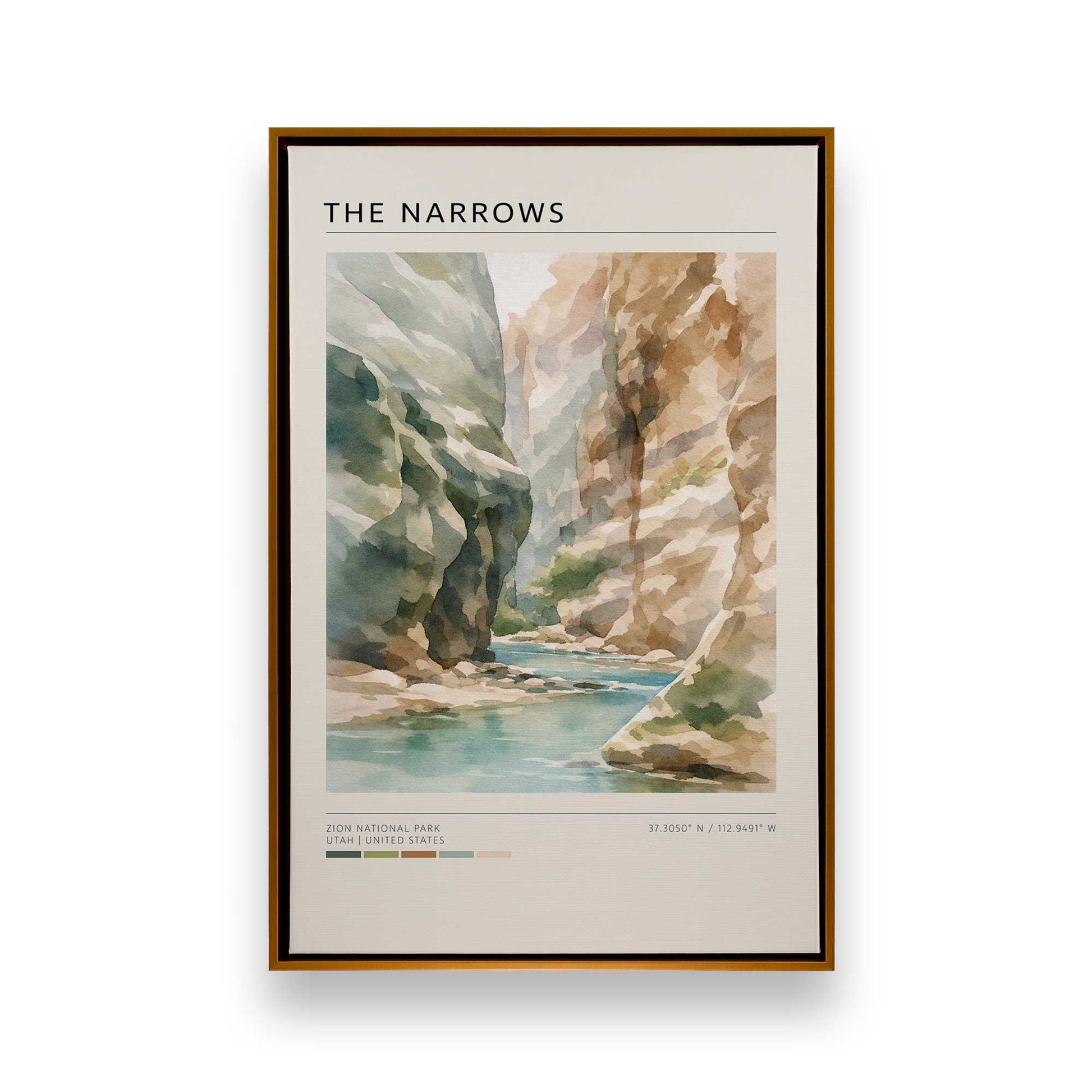 [Color:Polished Gold], Picture of art in a Polished Gold frame