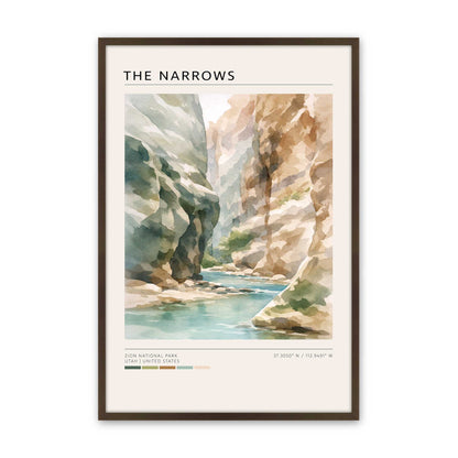[Color:Belvinder Brown], Picture of art in a Belvinder Brown frame