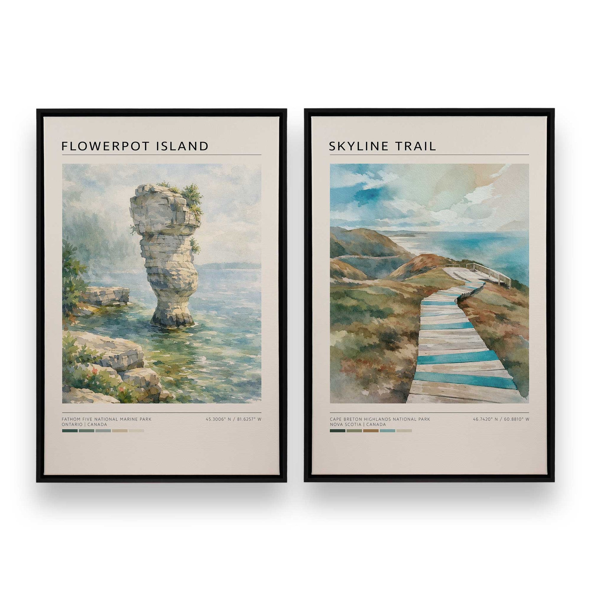 [Color:Satin Black], Picture of art in a Satin Black frame