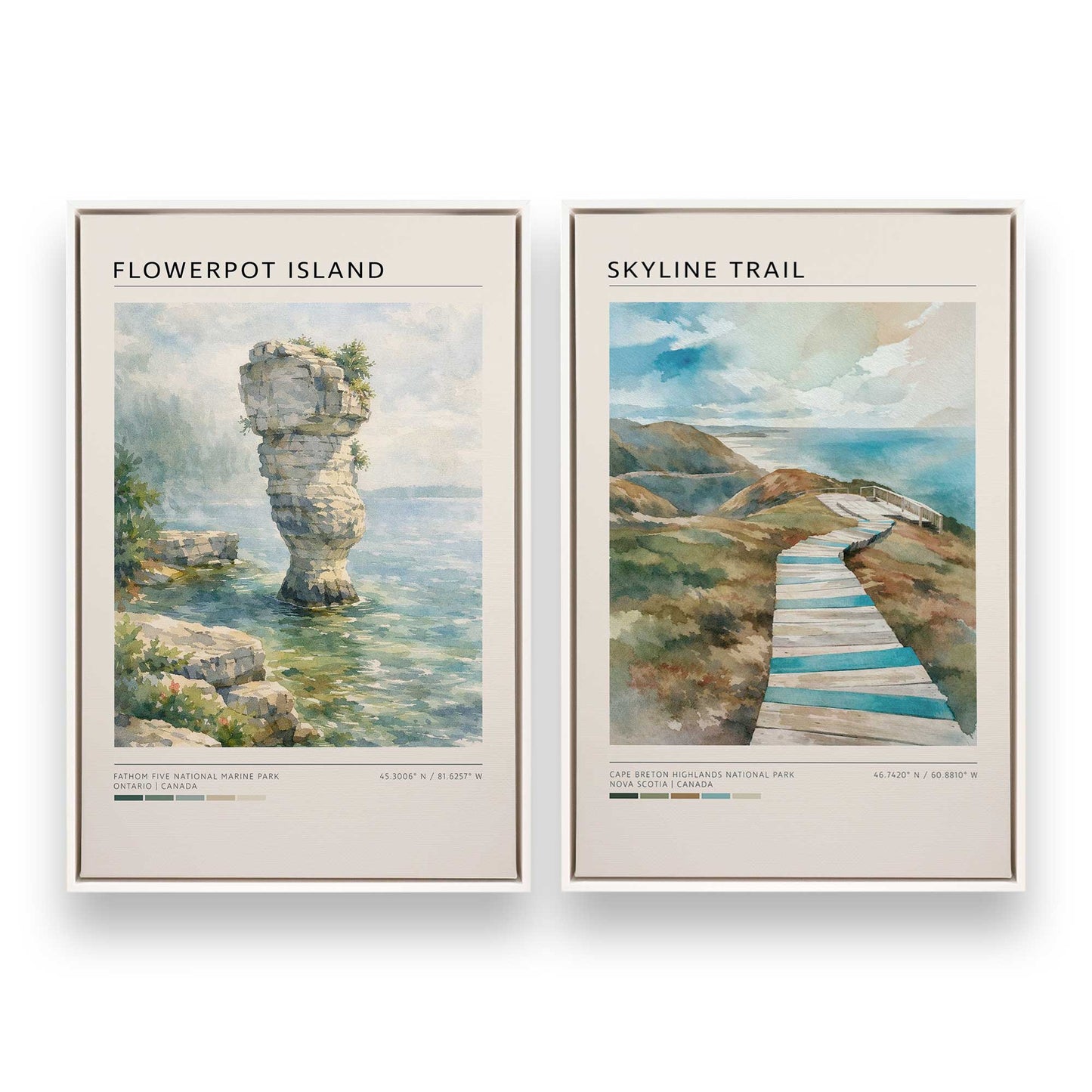 [Color:Opaque White], Picture of art in a White frame
