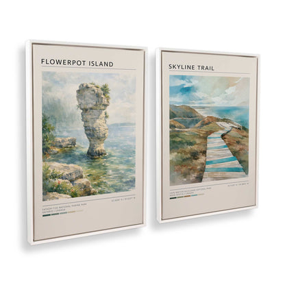 [Color:Opaque White], Picture of art in a White frame at an angle