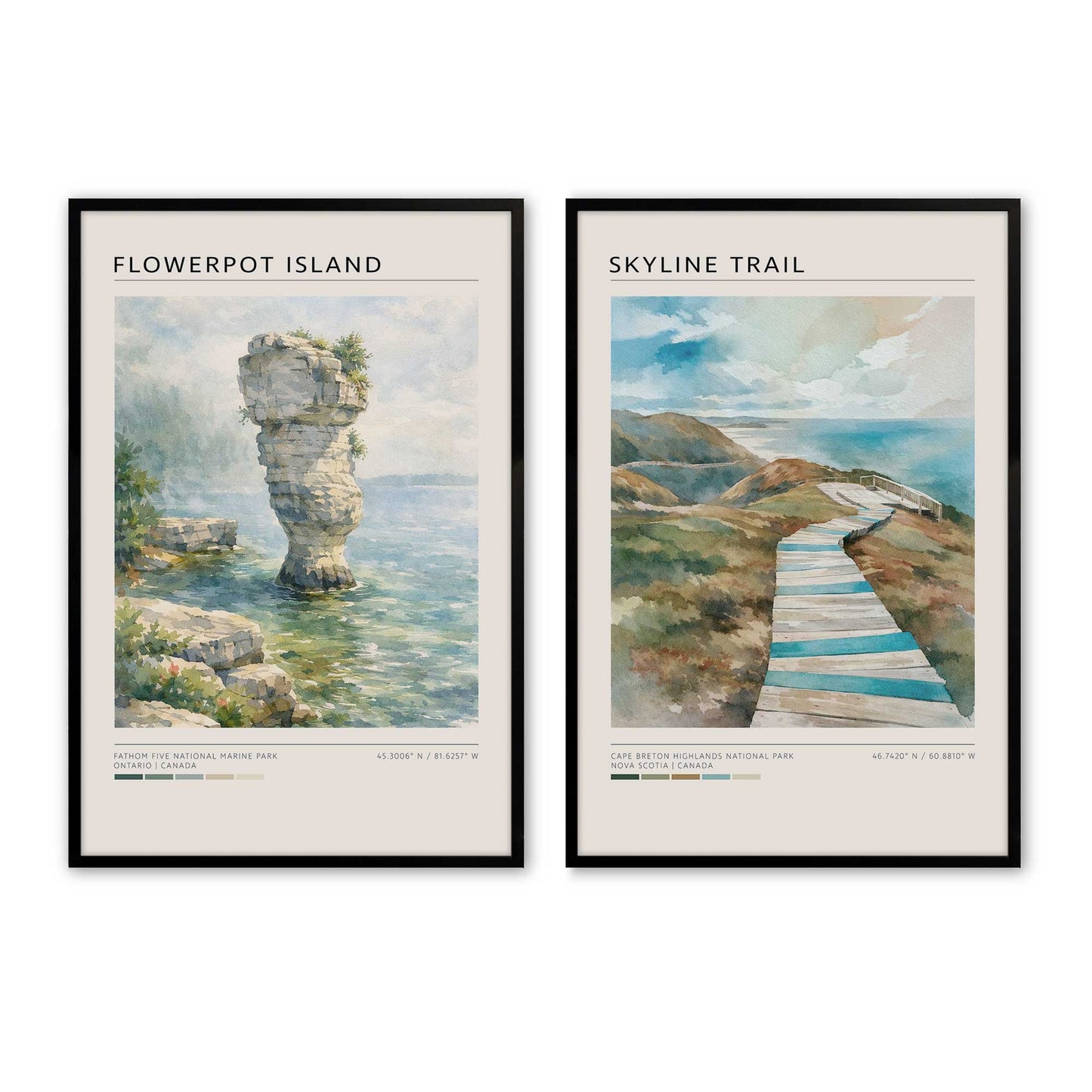 [Color:Satin Black], Picture of art in a Satin Black frame