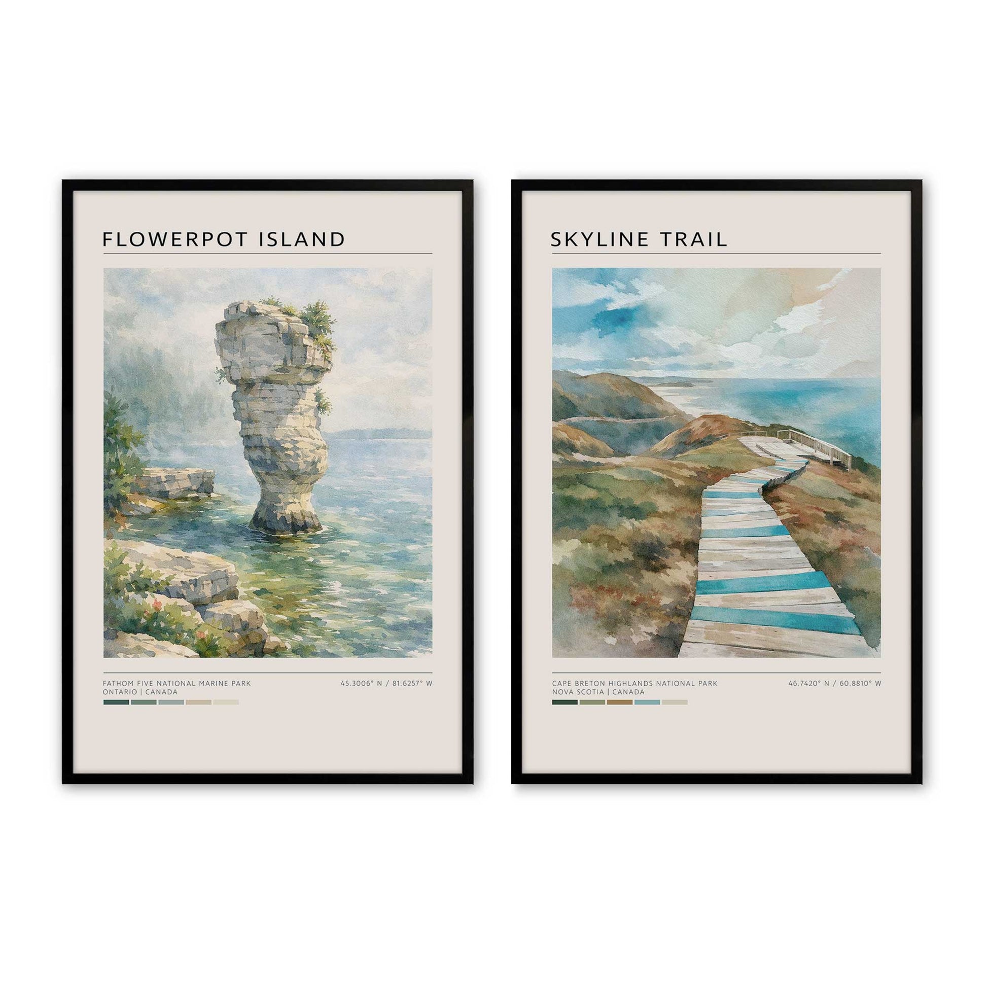 [Color:Satin Black], Picture of art in a Satin Black frame