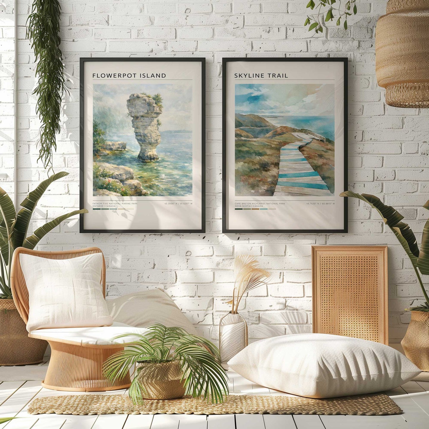 [Color:Belvinder Brown], Picture of art in a Belvinder Brown frame