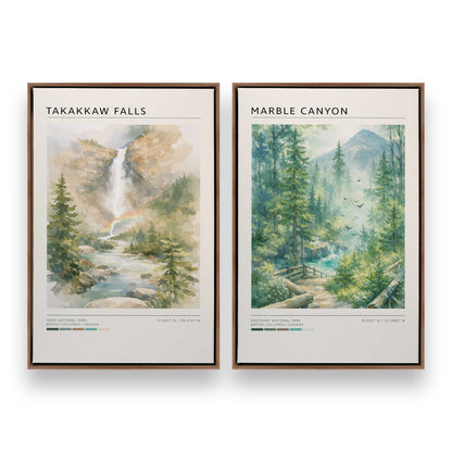 [Color:Walnut], Picture of art in a Walnut frame