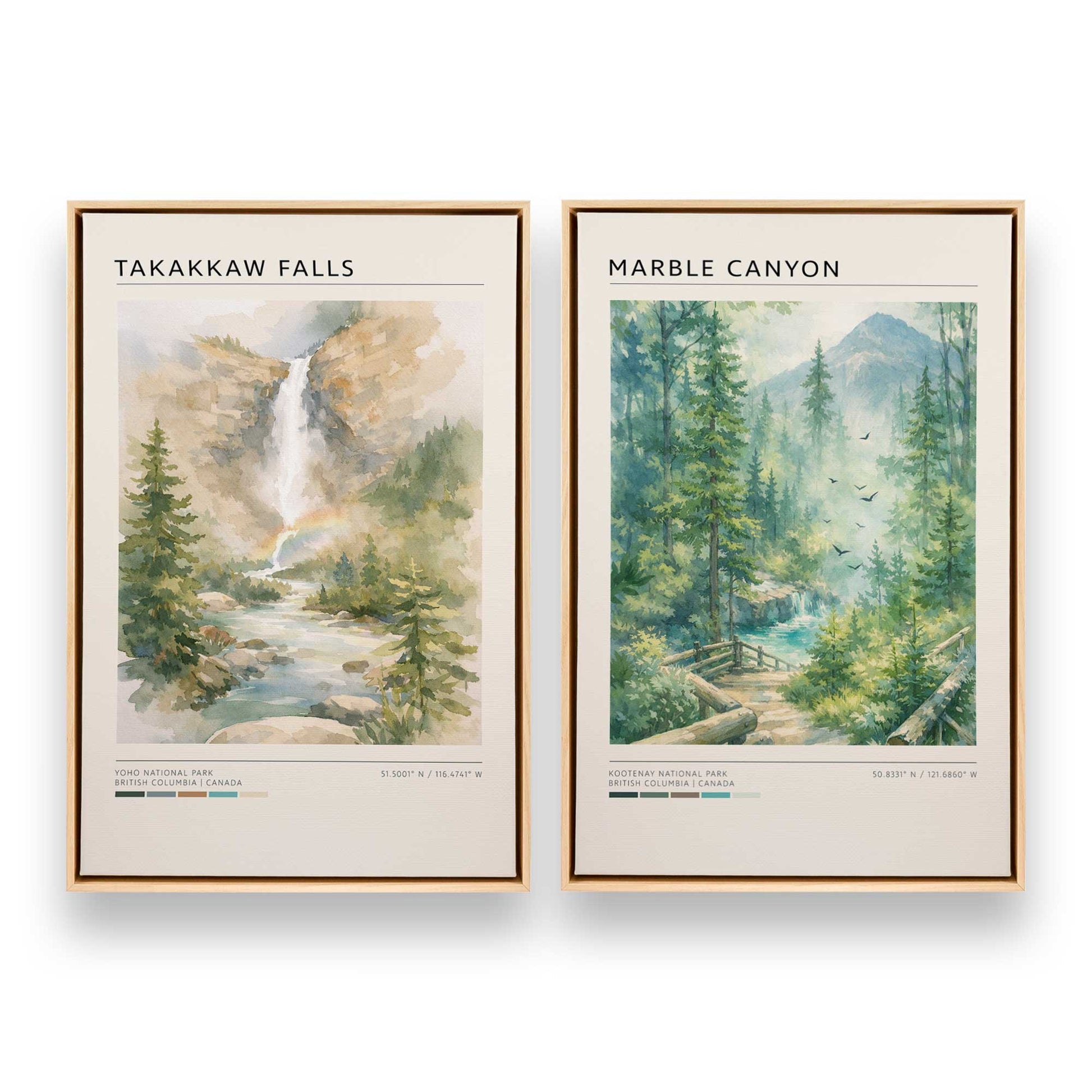 [Color:American Maple], Picture of art in a American Maple frame