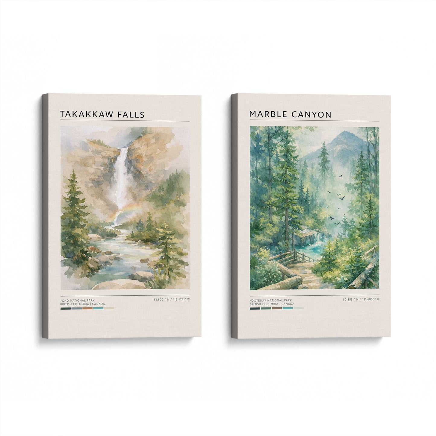 [Color:Stretched Canvas], Picture of art at an angle