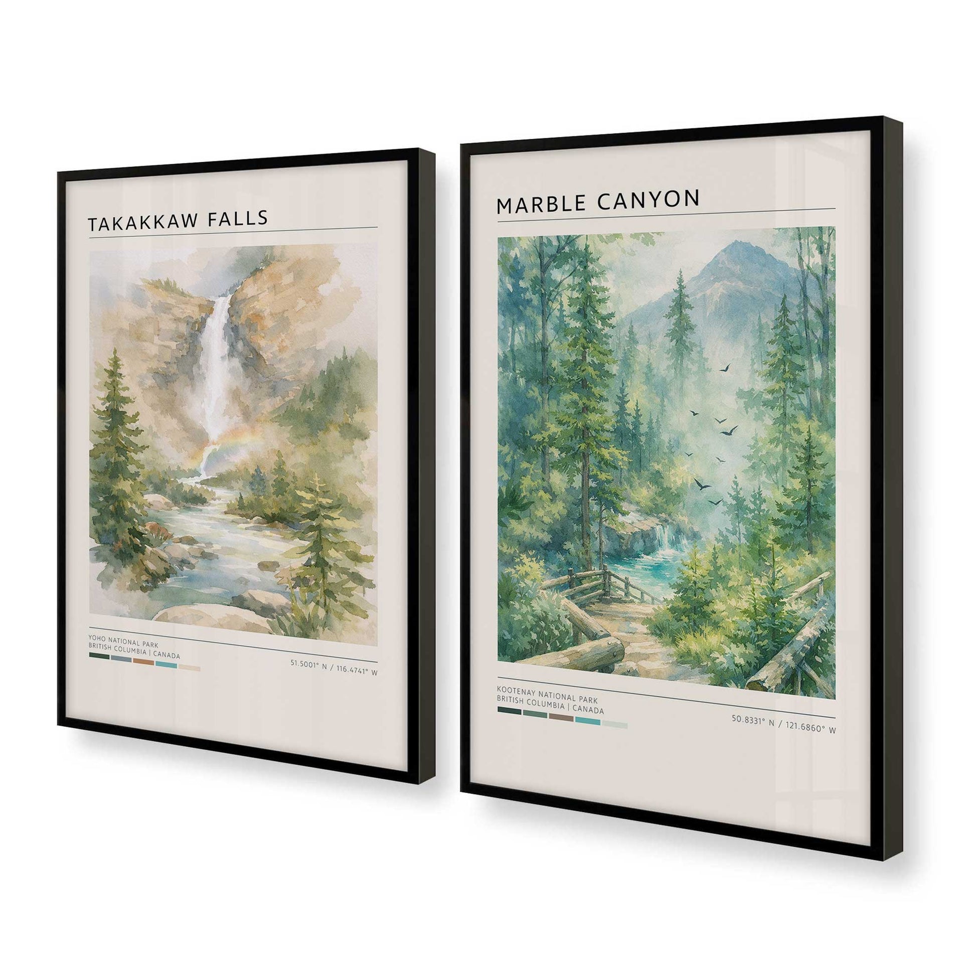 [Color:Satin Black], Picture of art in a Satin Black frame at an angle