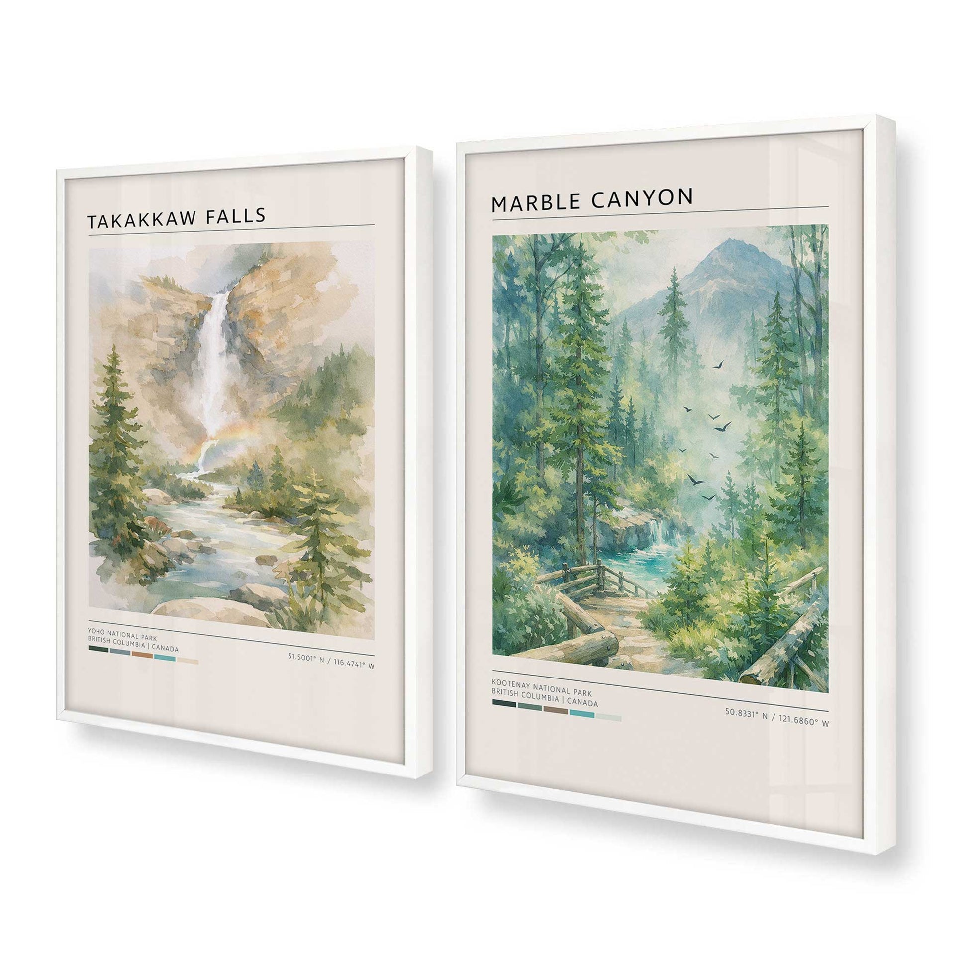 [Color:Opaque White], Picture of art in a Opaque White frame at an angle