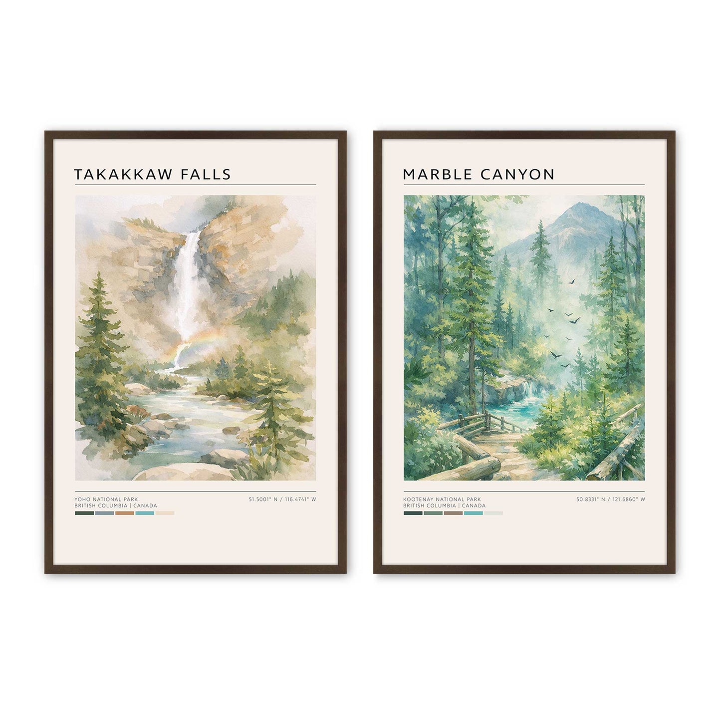 [Color:Belvinder Brown], Picture of art in a Belvinder Brown frame