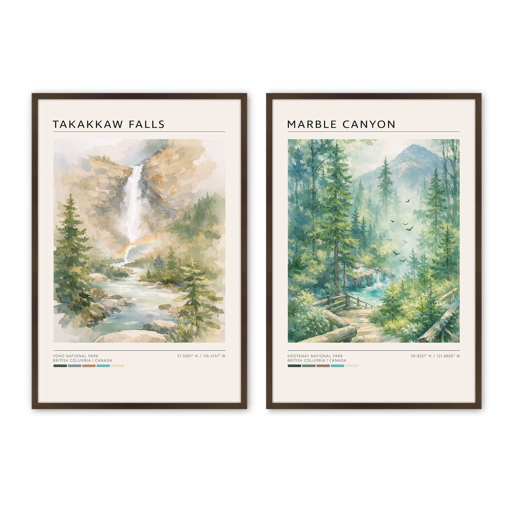 [Color:Belvinder Brown], Picture of art in a Belvinder Brown frame