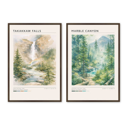 [Color:Belvinder Brown], Picture of art in a Belvinder Brown frame