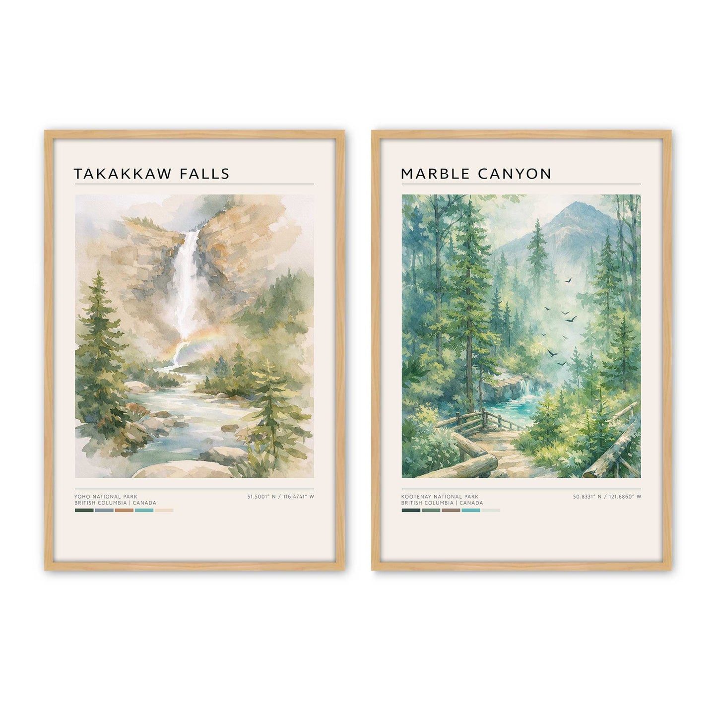 [Color:American Maple], Picture of art in a American Maple frame