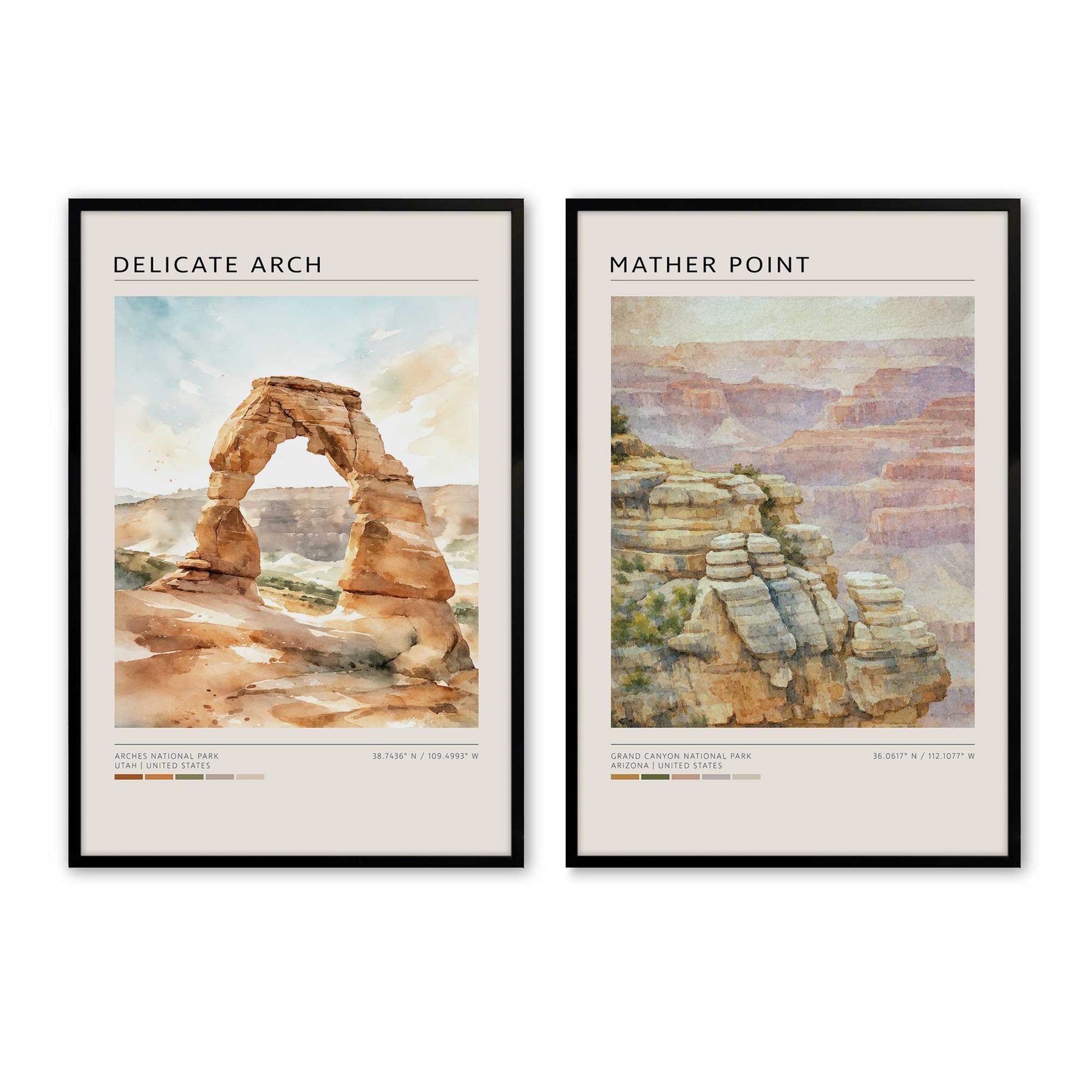 [Color:Satin Black], Picture of art in a Satin Black frame
