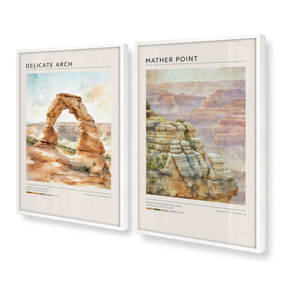 [Color:Opaque White], Picture of art in a Opaque White frame at an angle