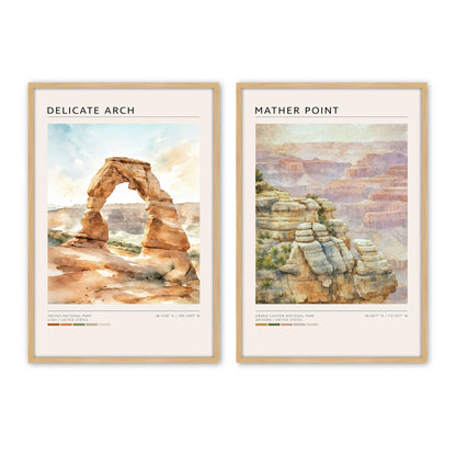 [Color:American Maple], Picture of art in a American Maple frame