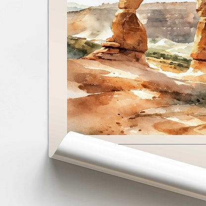 [color:Rolled Print], Picture of close up of art
