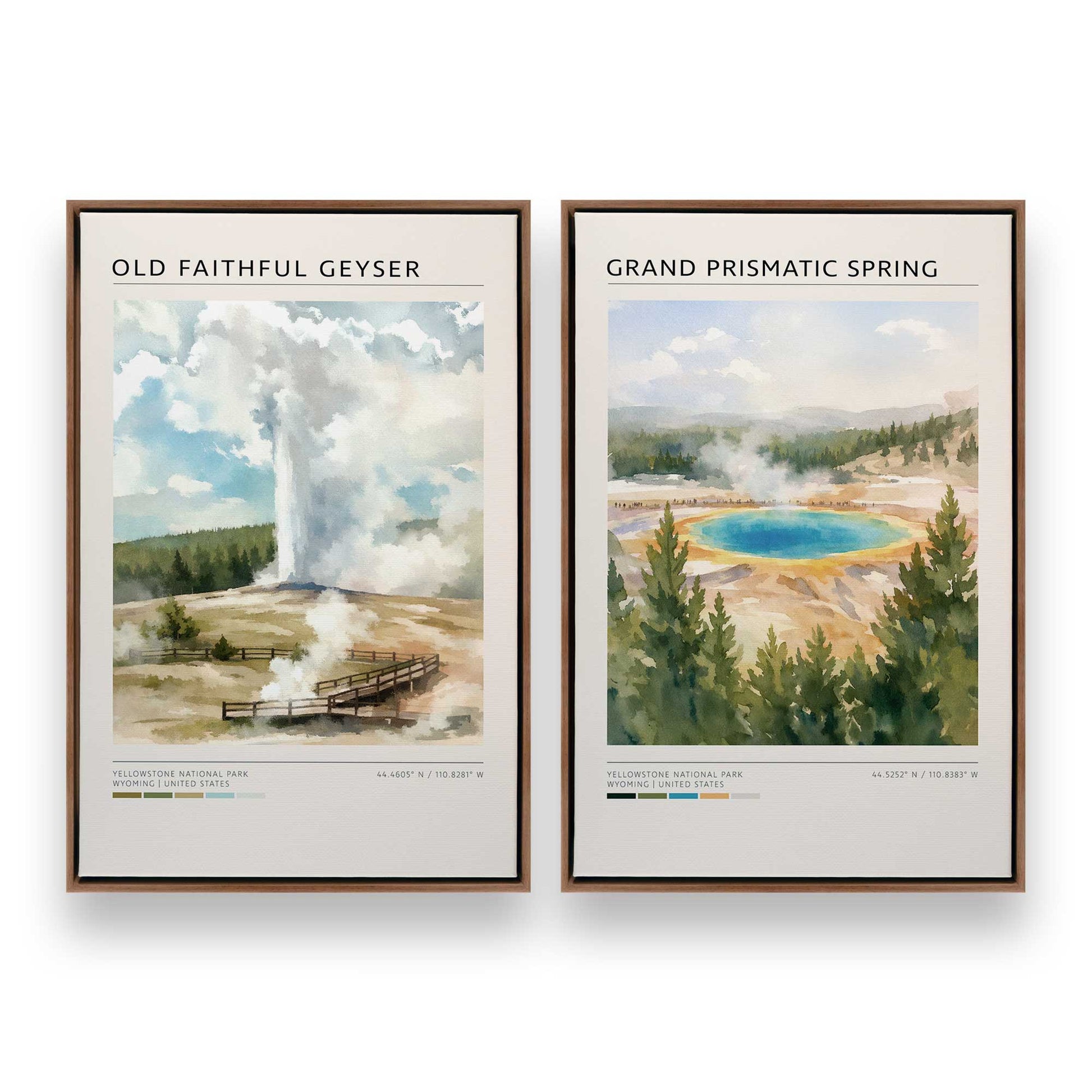 [Color:Walnut], Picture of art in a Walnut frame