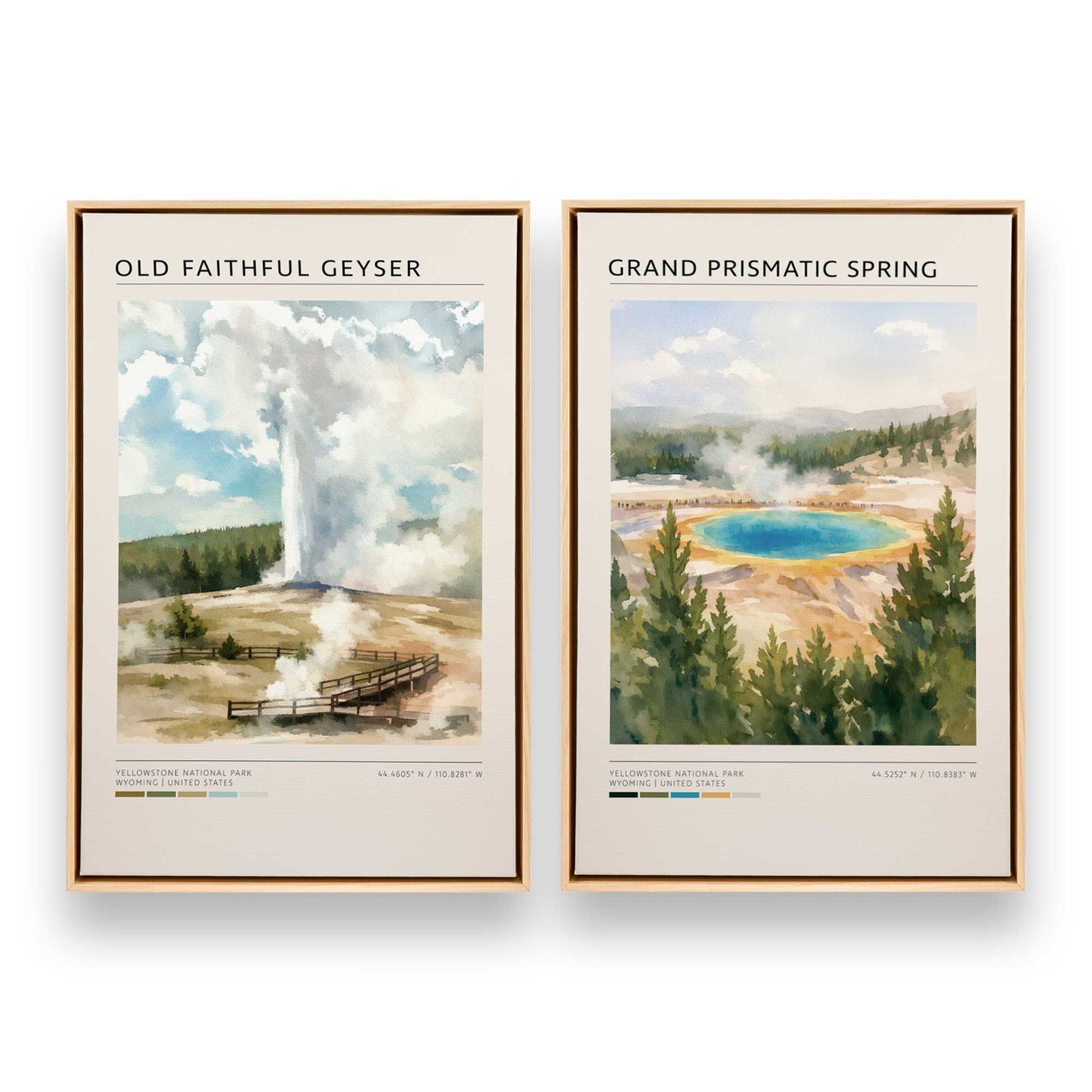[Color:American Maple], Picture of art in a American Maple frame