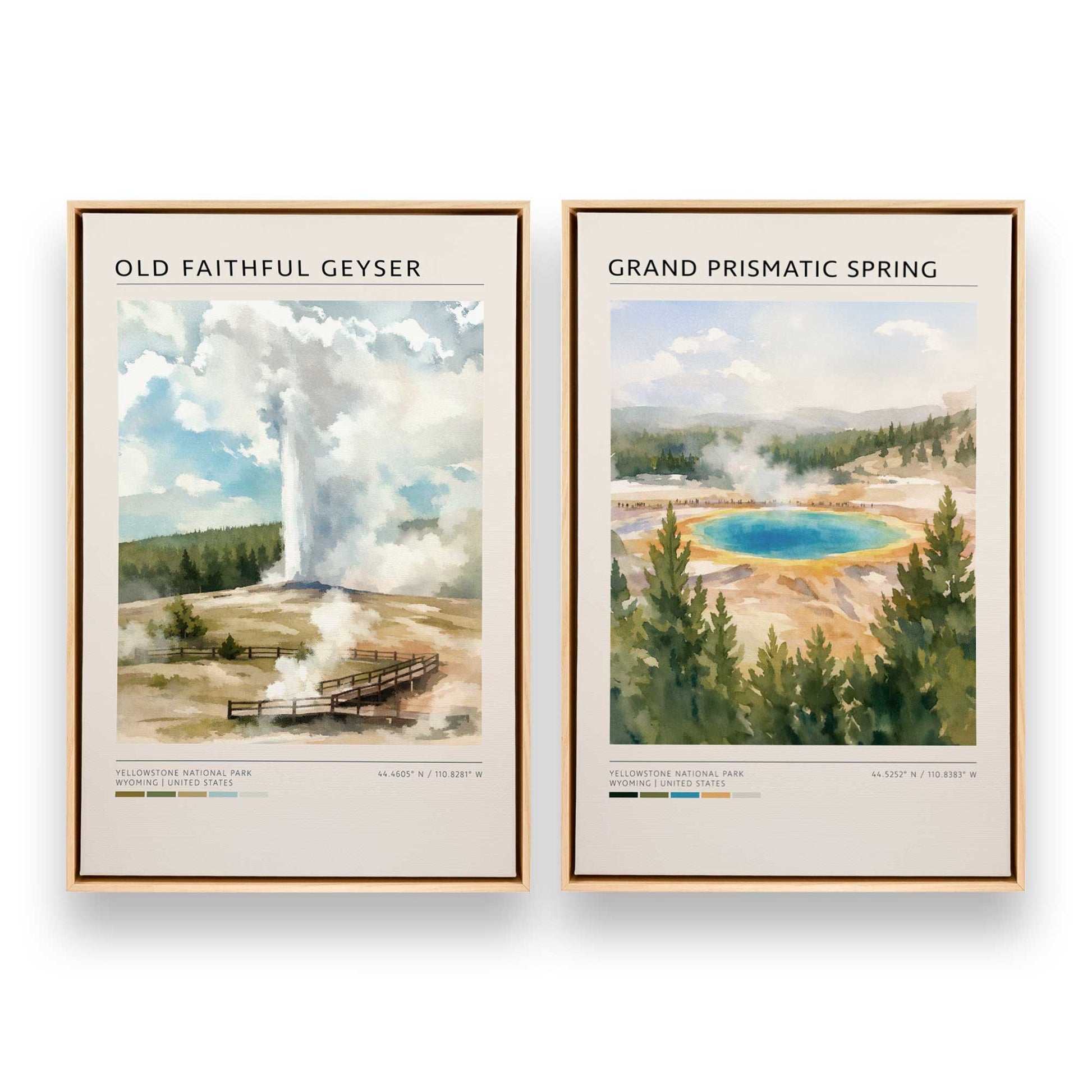 [Color:American Maple], Picture of art in a American Maple frame
