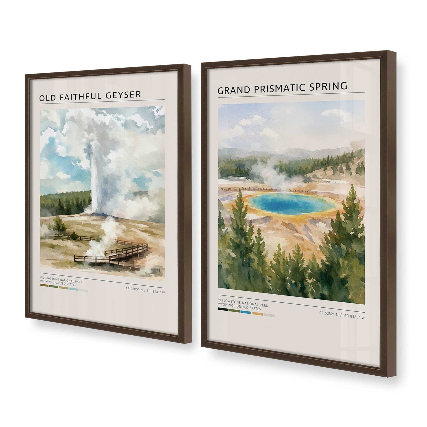 [Color:Belvinder Brown], Picture of art in a Belvinder Brown frame at an angle