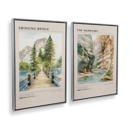 [Color:Polished Chrome], Picture of art in a Polished Chrome frame at an angle