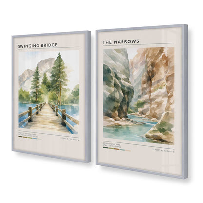 [Color:Polished Chrome], Picture of art in a Polished Chrome frame at an angle