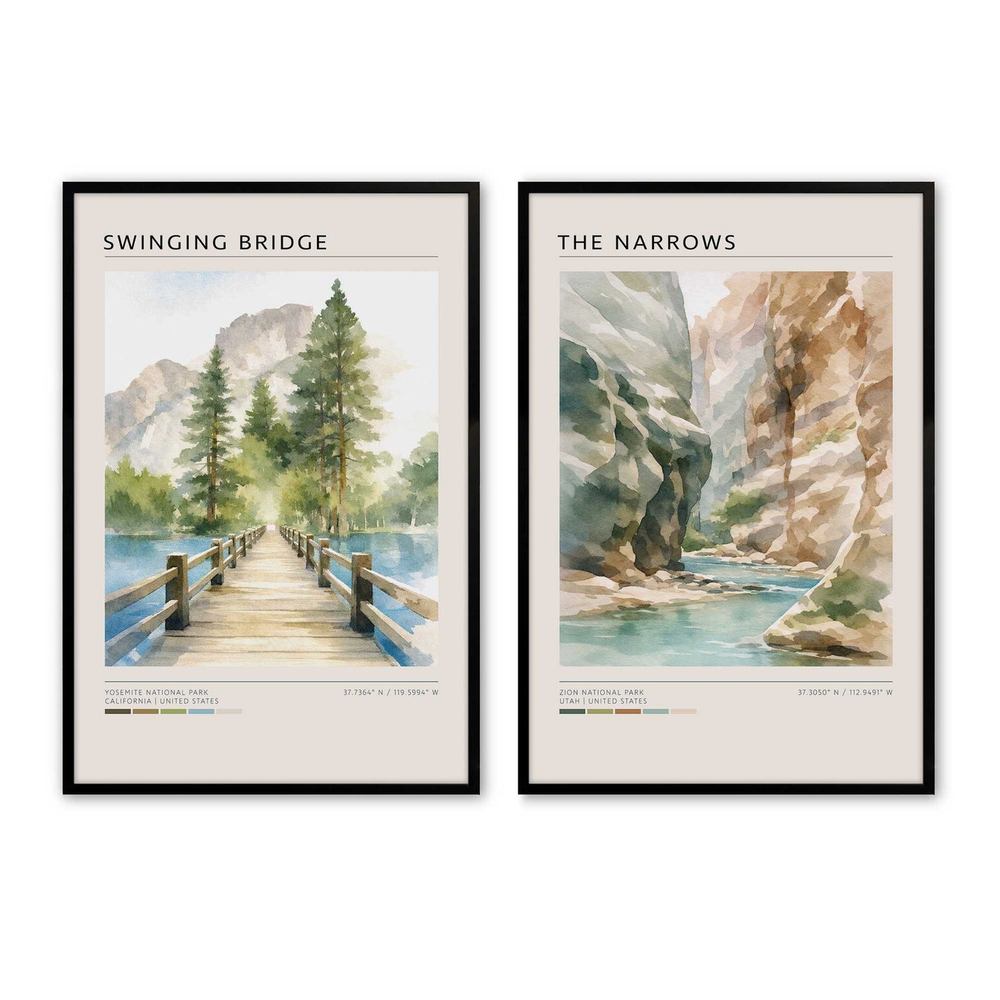 [Color:Satin Black], Picture of art in a Satin Black frame