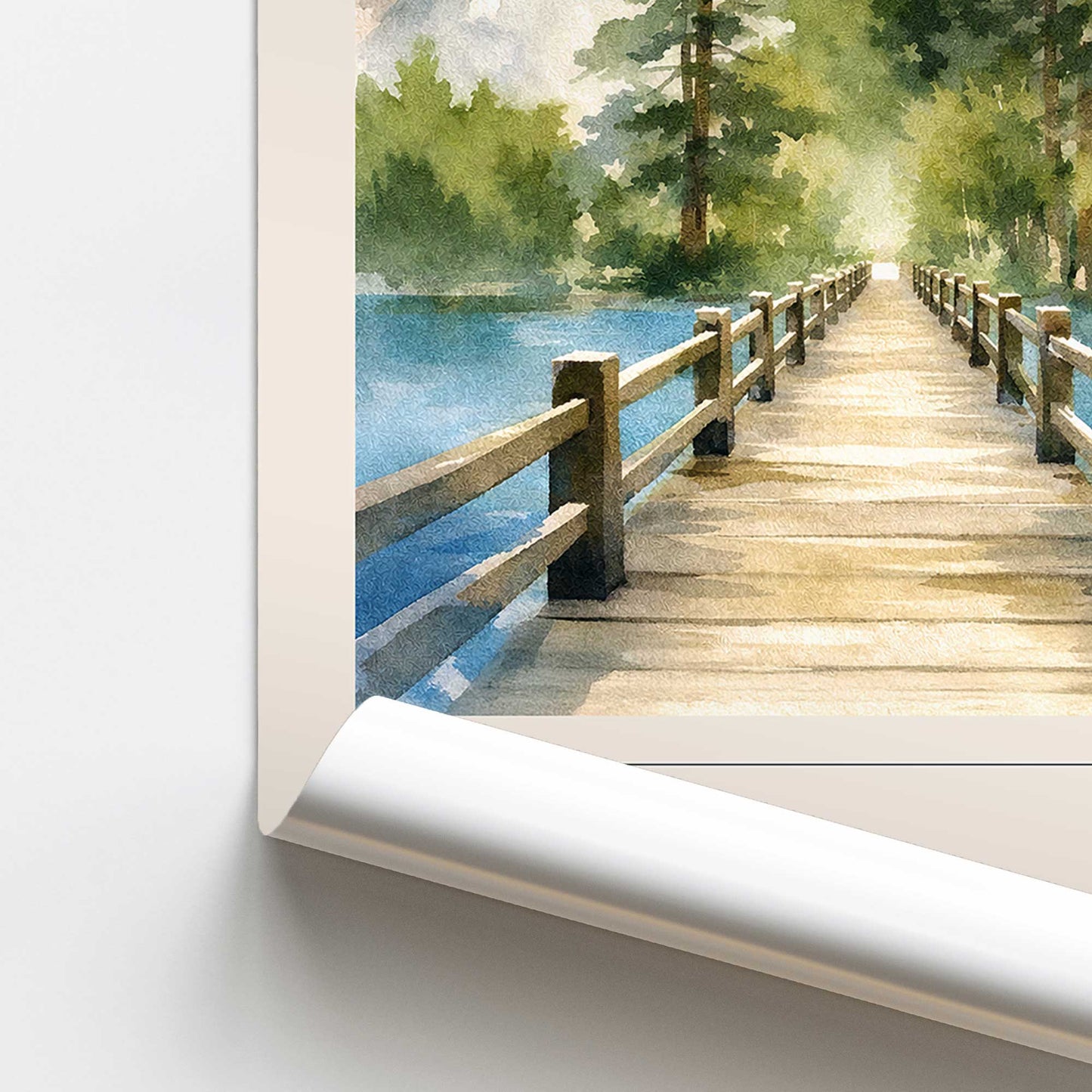 [color:Rolled Print], Picture of close up of art