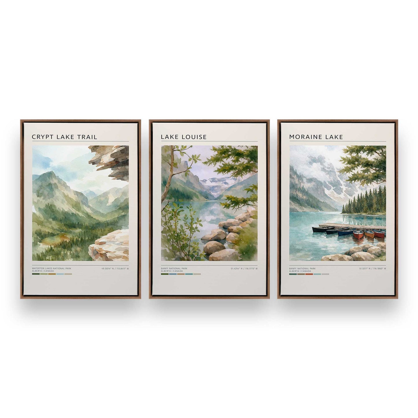 [Color:Walnut], Picture of art in a Walnut frame