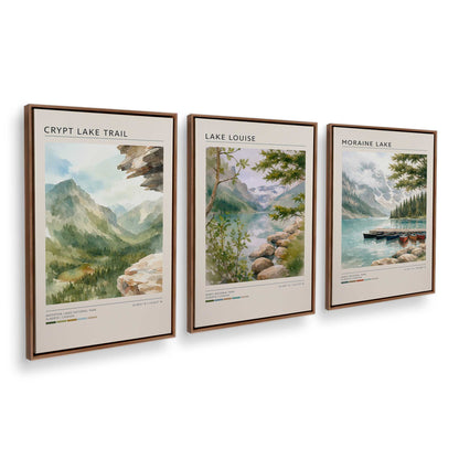 [Color:Walnut], Picture of art in a Walnut frame at an angle