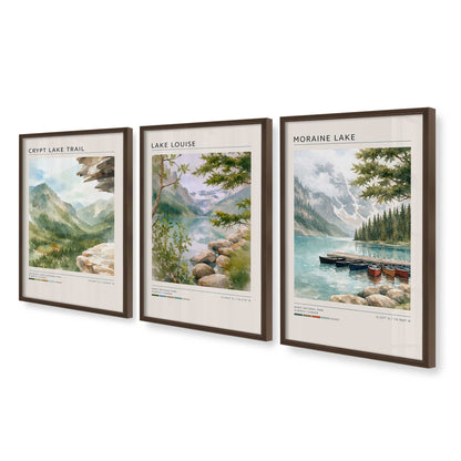 [Color:Belvinder Brown], Picture of art in a Belvinder Brown frame at an angle
