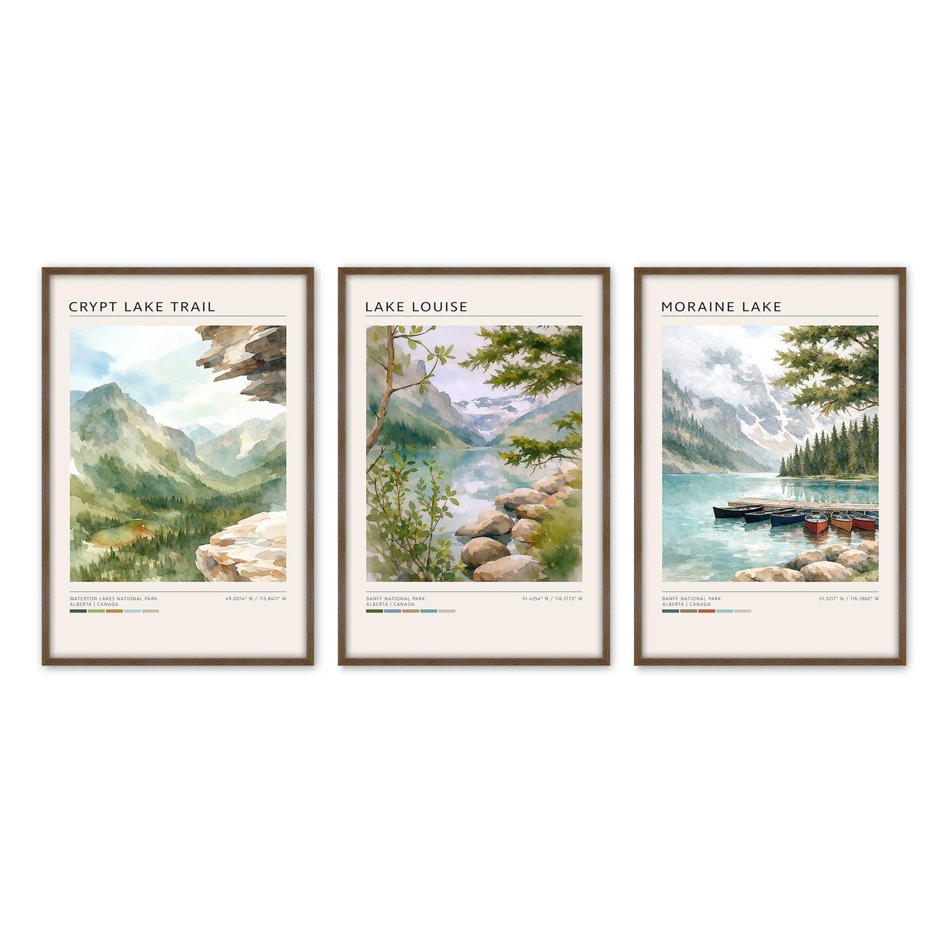[Color:Walnut], Picture of art in a Walnut frame