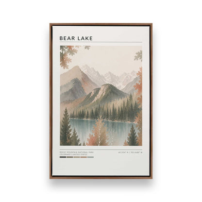 [Color:Walnut], Picture of art in a Walnut frame