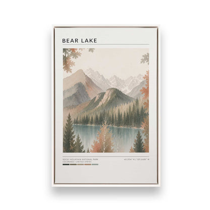 [Color:Opaque White], Picture of art in a White frame