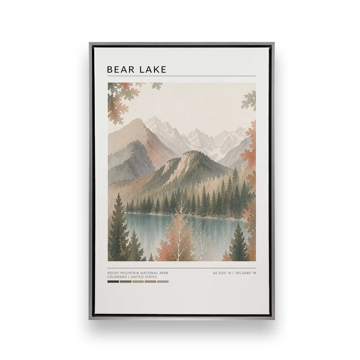 [Color:Polished Chrome], Picture of art in a Polished Chrome frame
