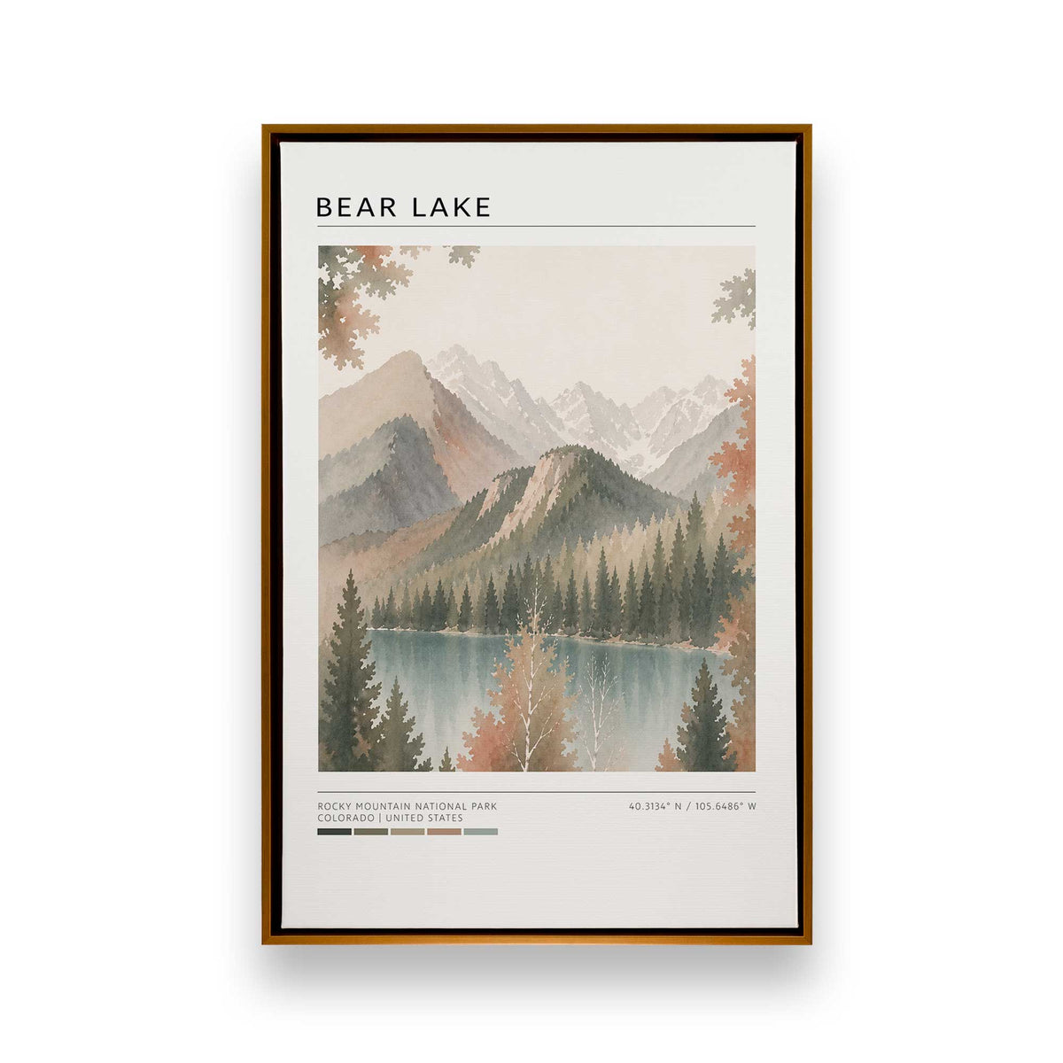 [Color:Polished Gold], Picture of art in a Polished Gold frame
