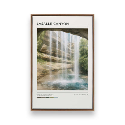 [Color:Walnut], Picture of art in a Walnut frame